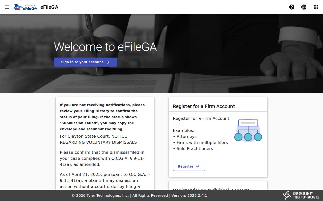 Putnam County civil docket eFileGA provider